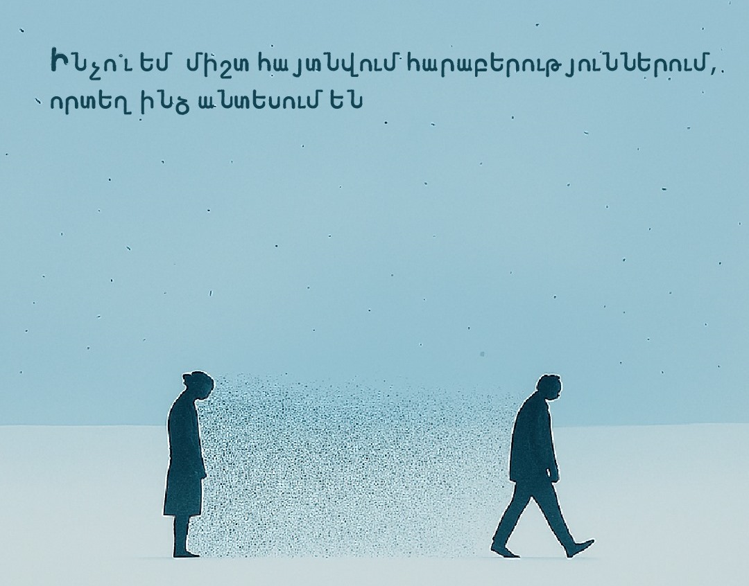 Ինչո՞ւ եմ միշտ հայտնվում հարաբերություններում, որտեղ ինձ անտեսում են